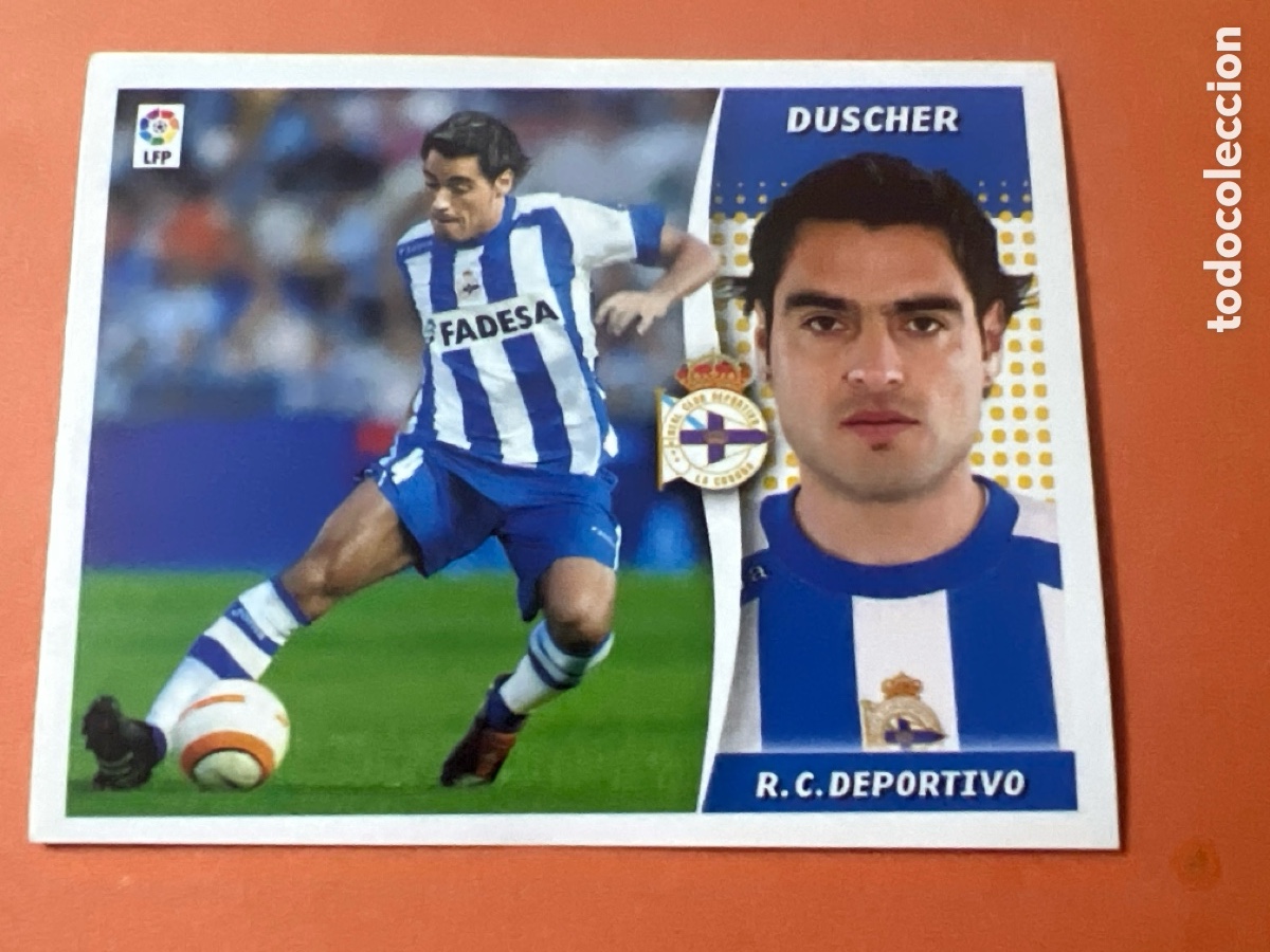 Cromos de f&uacute;tbol: A1138. DUSCHER DEPORTIVO DE LA CORU&Ntilde;A LIGA ESTE 2006 2007