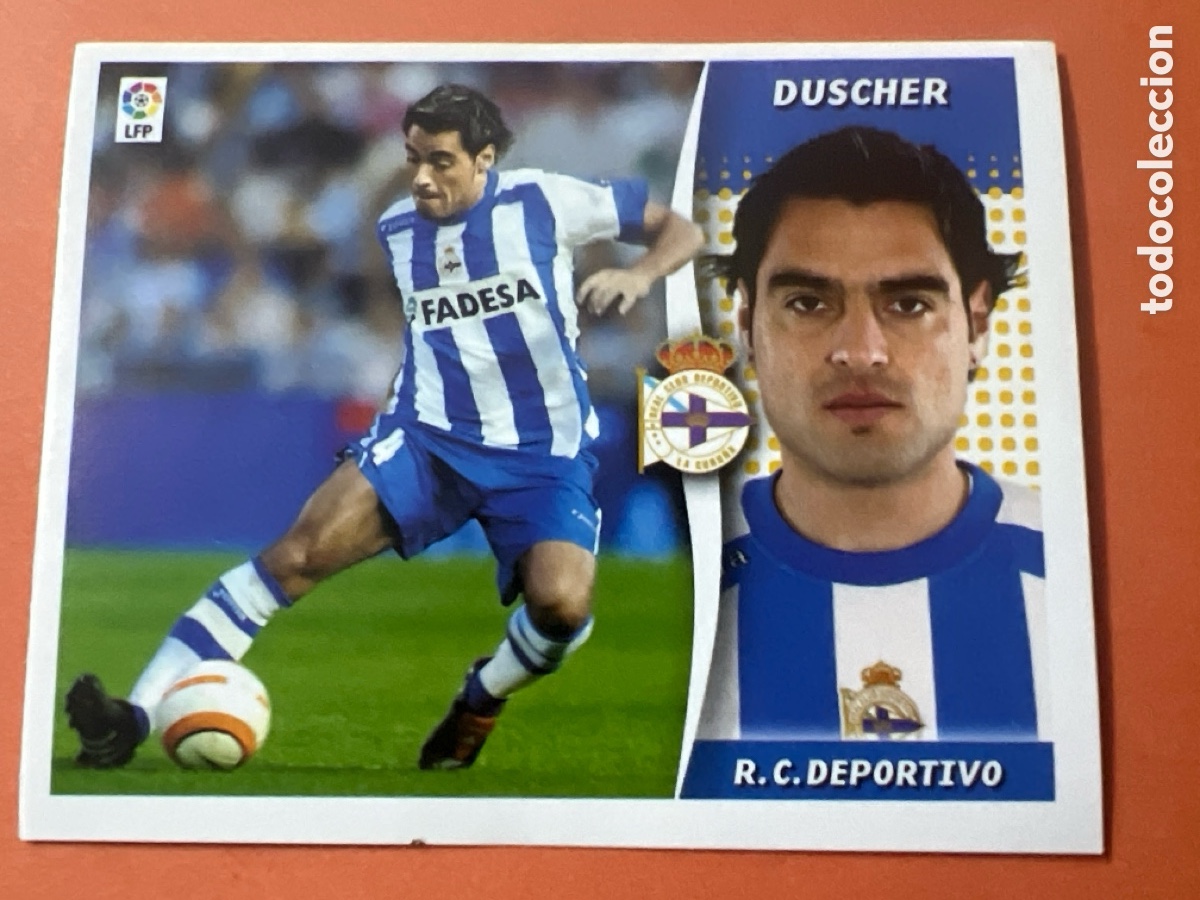 Cromos de f&uacute;tbol: A1170. DUSCHER DEPORTIVO DE LA CORU&Ntilde;A LIGA ESTE 2006 2007