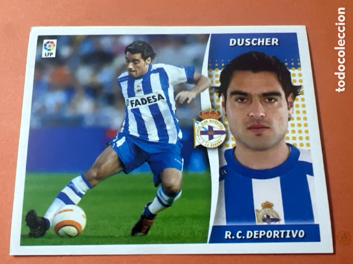 Cromos de f&uacute;tbol: A1188. DUSCHER DEPORTIVO DE LA CORU&Ntilde;A LIGA ESTE 2006 2007