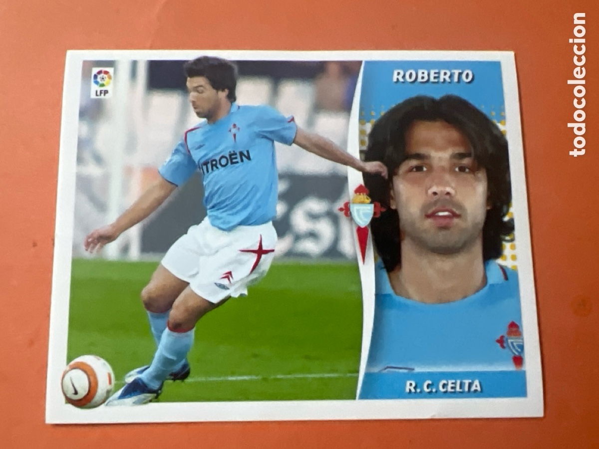 Cromos de f&uacute;tbol: A1235. ROBERTO (Celta de Vigo). Liga 2006 2007 06 07 Colecciones ESTE (Panini)