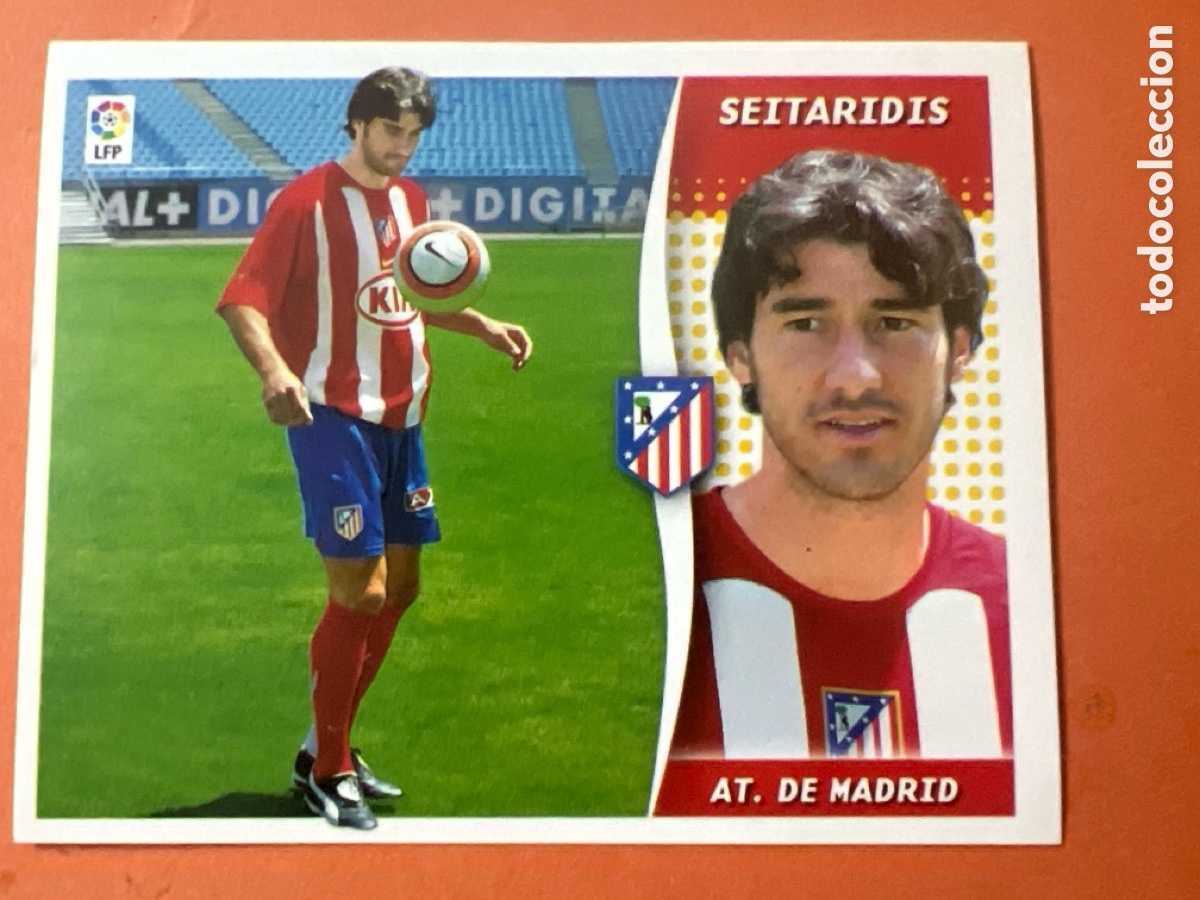 Cromos de f&uacute;tbol: A1238. SEITARIDIS ATL&Eacute;TICO DE MADRID LIGA ESTE 2006 2007 PANINI