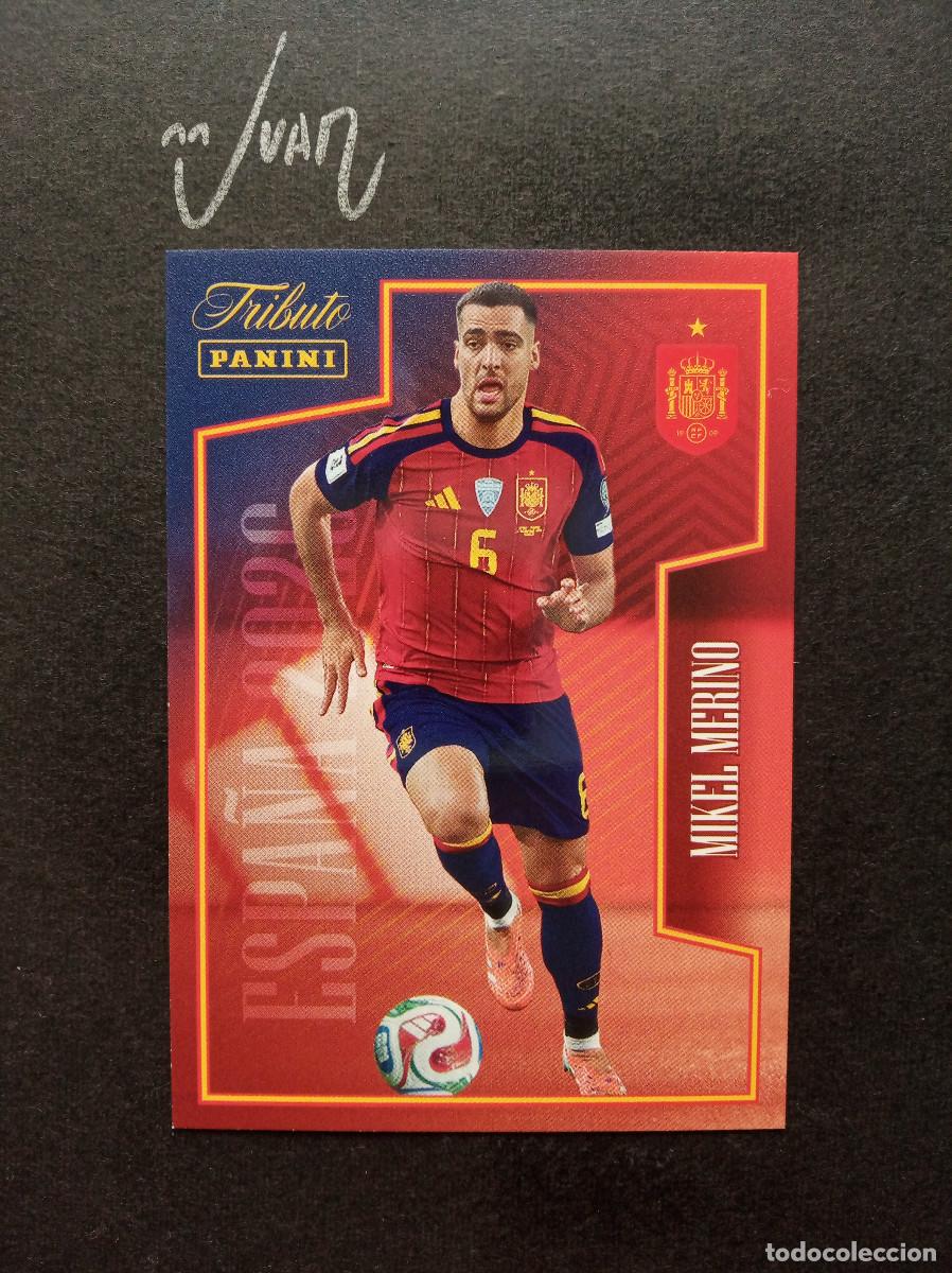 Cromos de f&uacute;tbol: N&ordm; 55 MIKEL MERINO ESPA&Ntilde;A REAL SOCIEDAD ARSENAL⚽ PANINI &reg; TRIBUTO SELECCION ESPA&Ntilde;OLA 2026 MUNDIAL 26