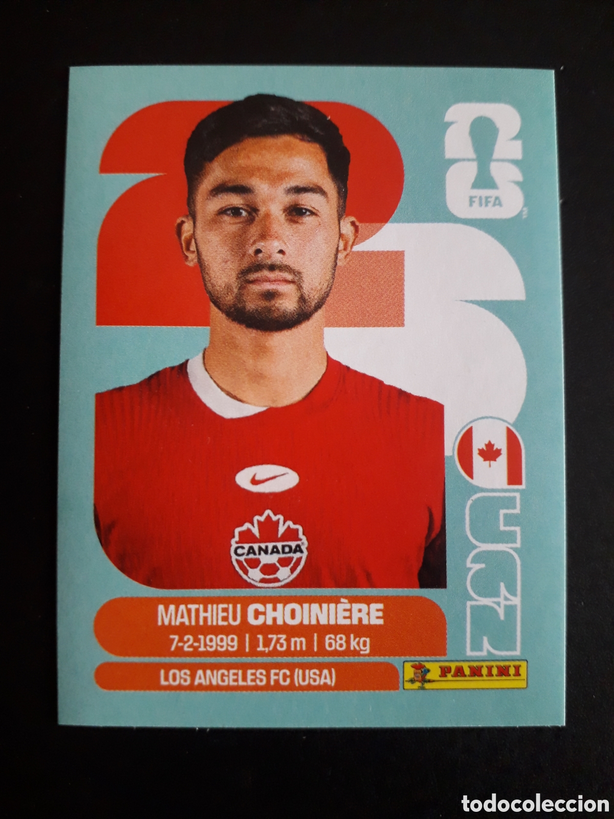 Cromos de f&uacute;tbol: CHOINI&Eacute;RE CANAD&Aacute; CAN 15 MUNDIAL F&Uacute;TBOL 2026 FIFA WORLD CUP PANINI SIN PEGAR PEDIDO M&Iacute;NIMO 3&euro;