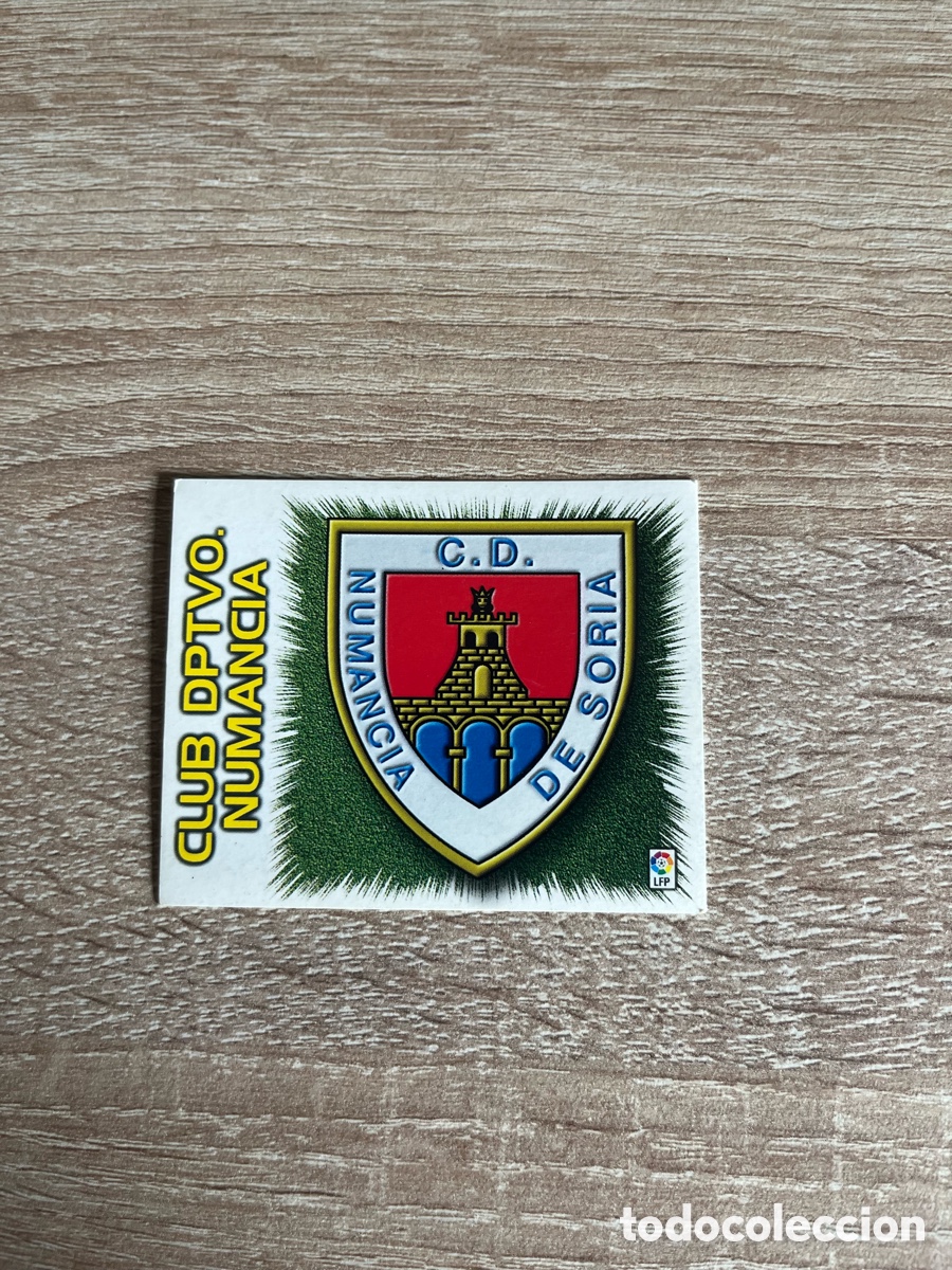 Cromos de f&uacute;tbol: ESCUDO LOGO LIGA ESTE EDICIONES ESTE 1999 2000 99 00 NUMANCIA