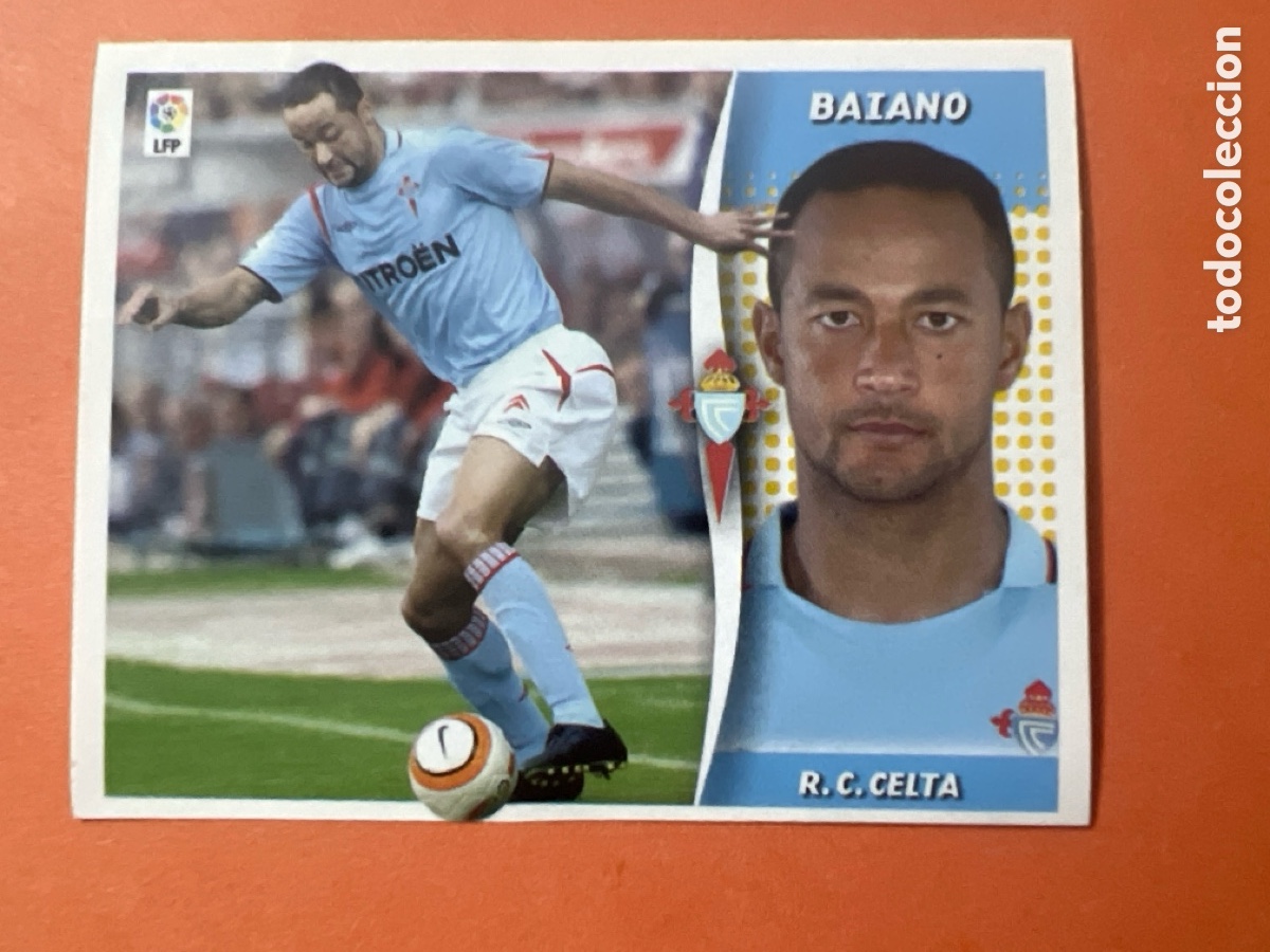 Cromos de f&uacute;tbol: A1261. BAIANO CELTA DE VIGO SIN PEGAR PANINI EDICIONES ESTE LIGA 2006 2007 06 07