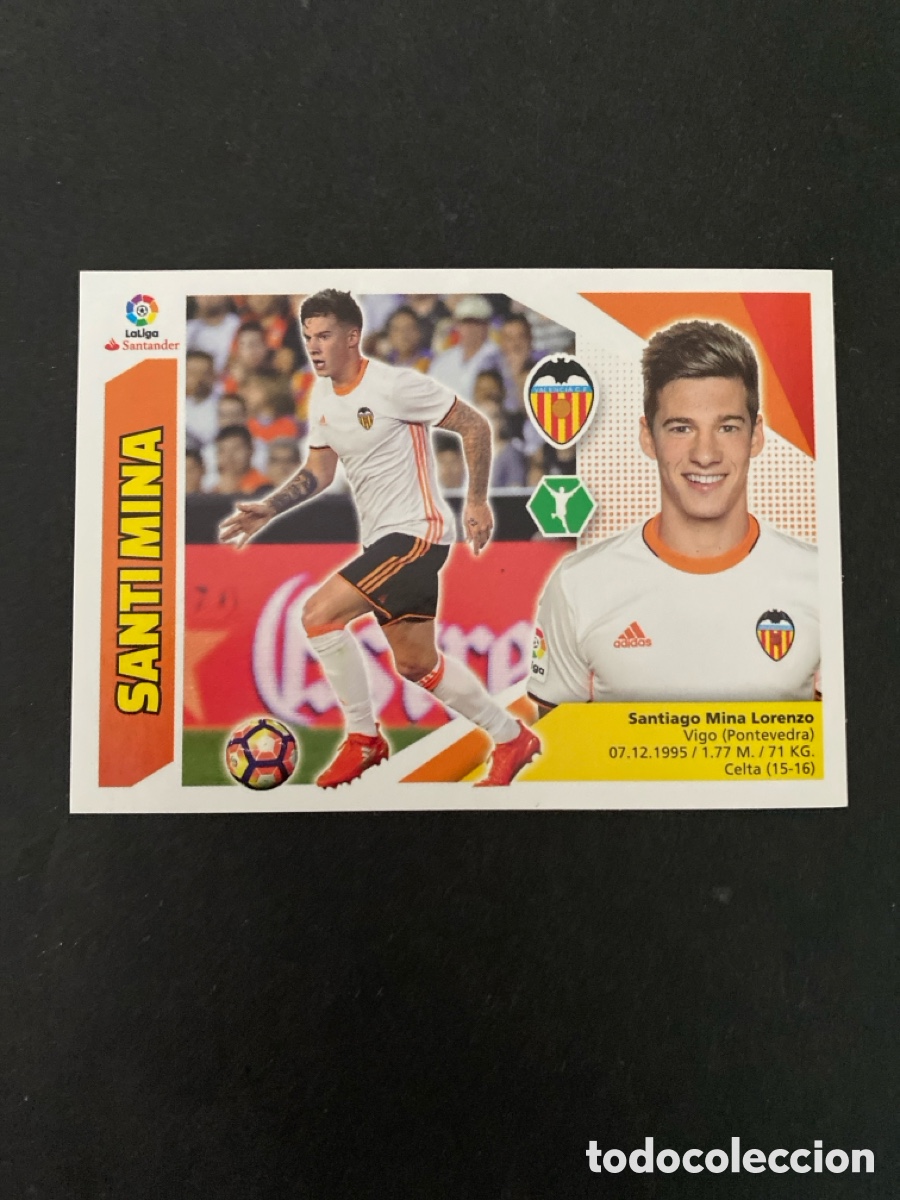 Cromos de f&uacute;tbol: Cromo liga 17/18 Valencia CF N* 13 A