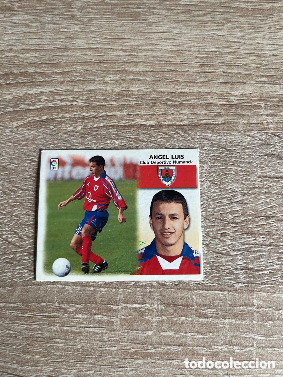 Cromos de f&uacute;tbol: ANGEL LUIS LIGA ESTE EDICIONES ESTE 1999 2000 99 00 NUMANCIA