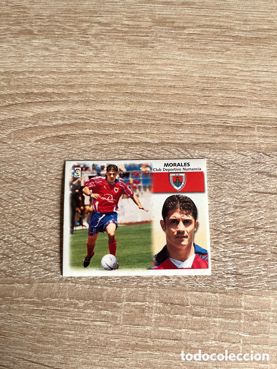 Cromos de f&uacute;tbol: MORALES LIGA ESTE EDICIONES ESTE 1999 2000 99 00 NUMANCIA