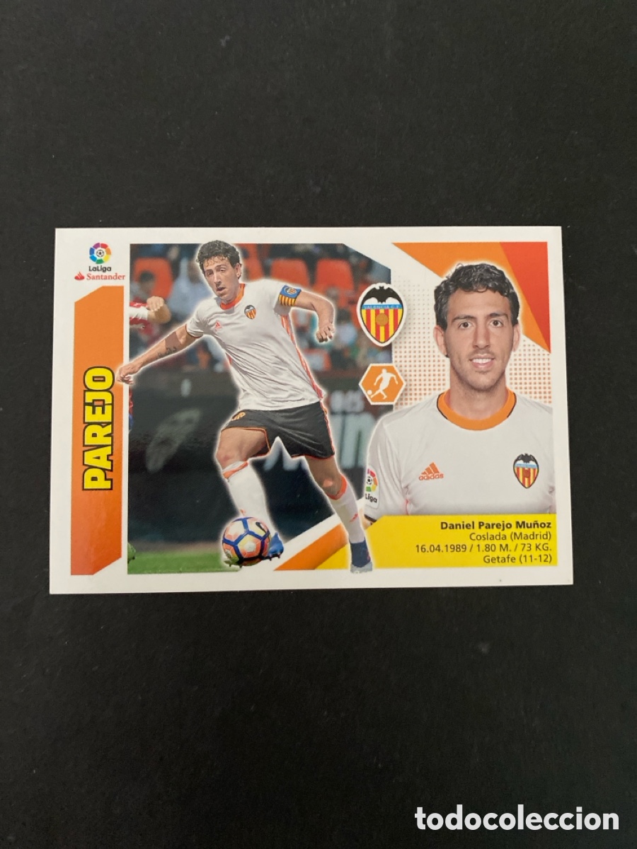 Cromos de f&uacute;tbol: Cromo liga 17/18 Valencia CF N* 11