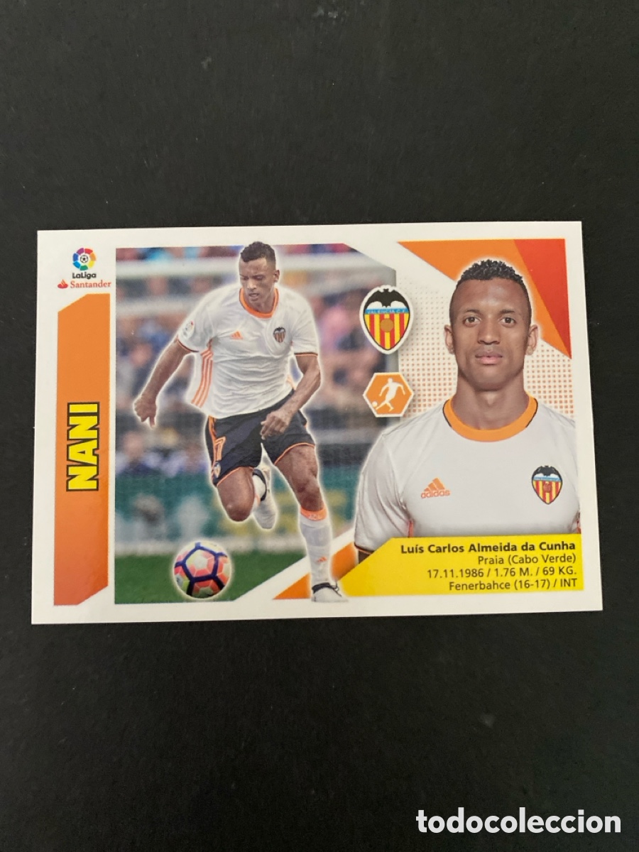 Cromos de f&uacute;tbol: Cromo liga 17/18 Valencia CF N* 12