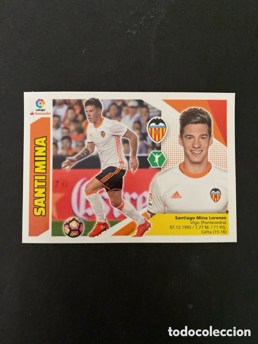 Cromos de f&uacute;tbol: Cromo liga 17/18 Valencia CF N* 13 A