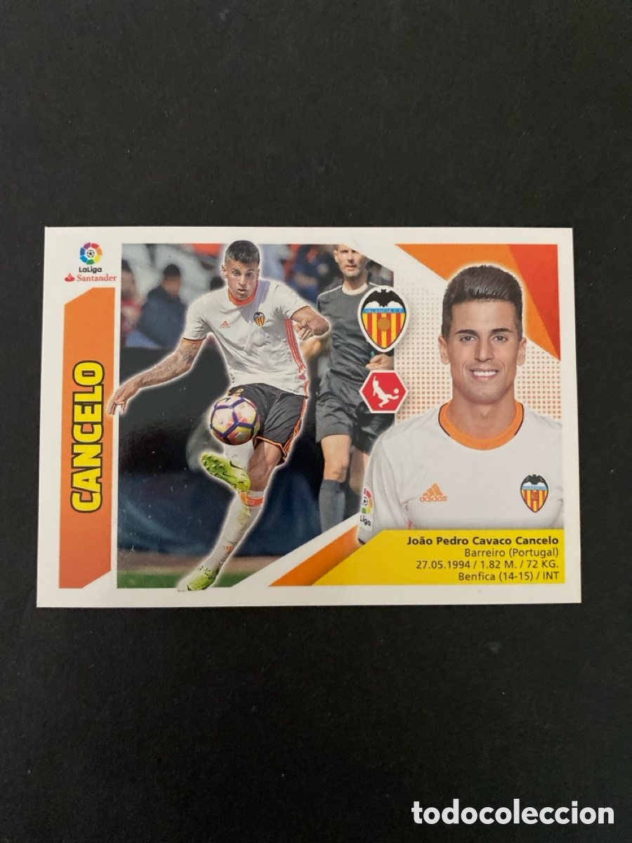 Cromos de f&uacute;tbol: Cromo liga 17/18 Valencia CF N* 4