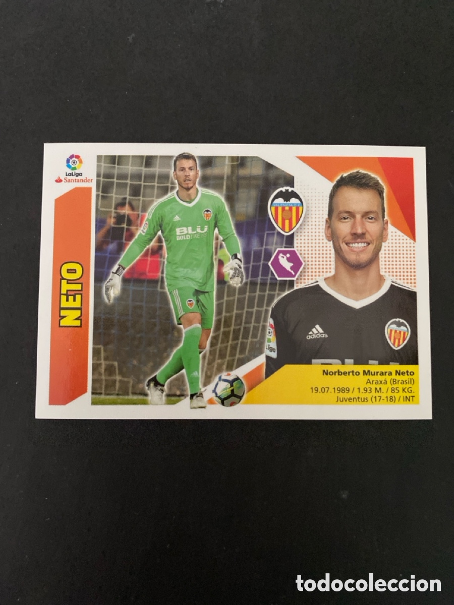 Cromos de f&uacute;tbol: Cromo liga 17/18 Valencia CF N* 1