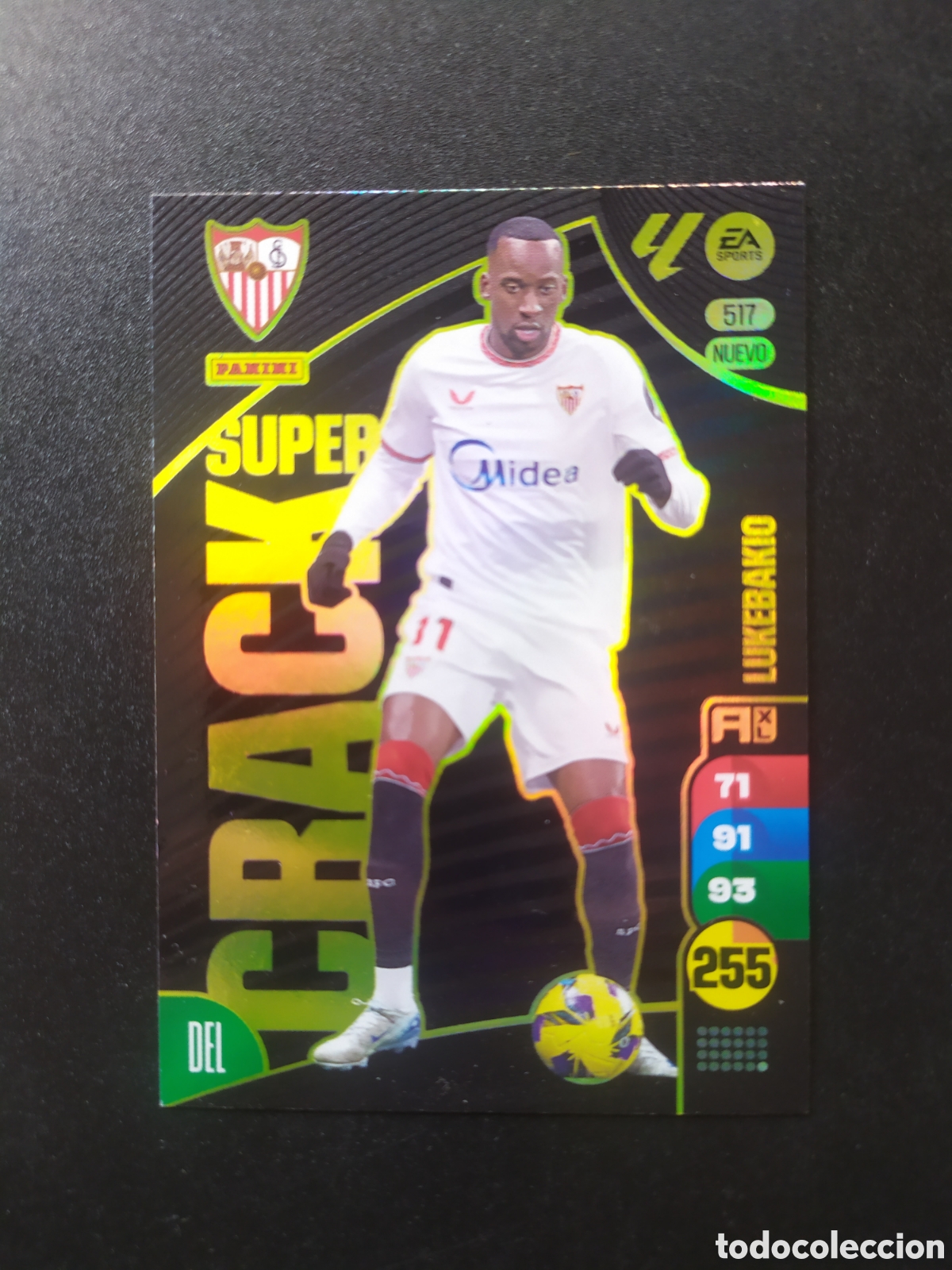 Cromos de f&uacute;tbol: Adrenalyn 2024 2025 24 25 panini Lulebakio nuevo super crack n&deg; 517 Sevilla