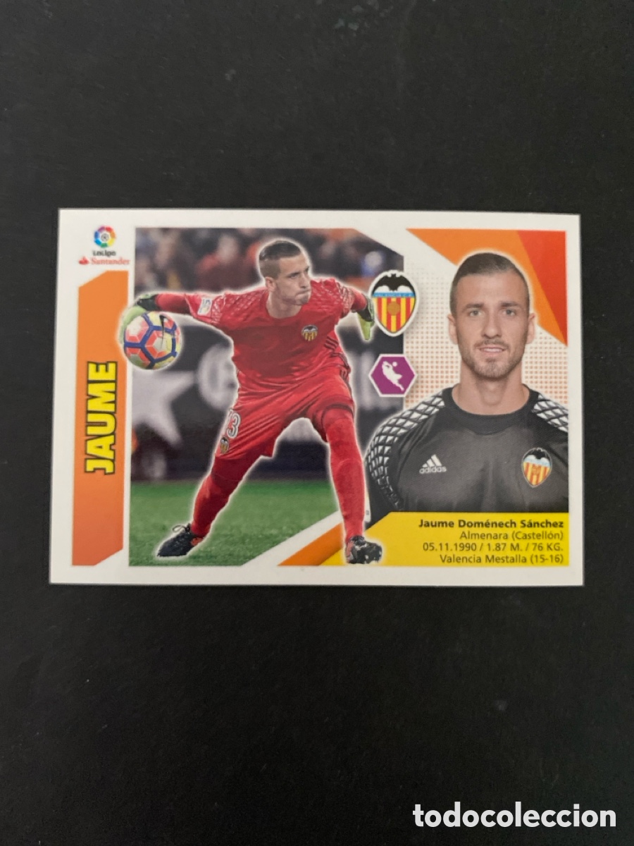 Cromos de f&uacute;tbol: Cromo liga 17/18 Valencia CF N* 2