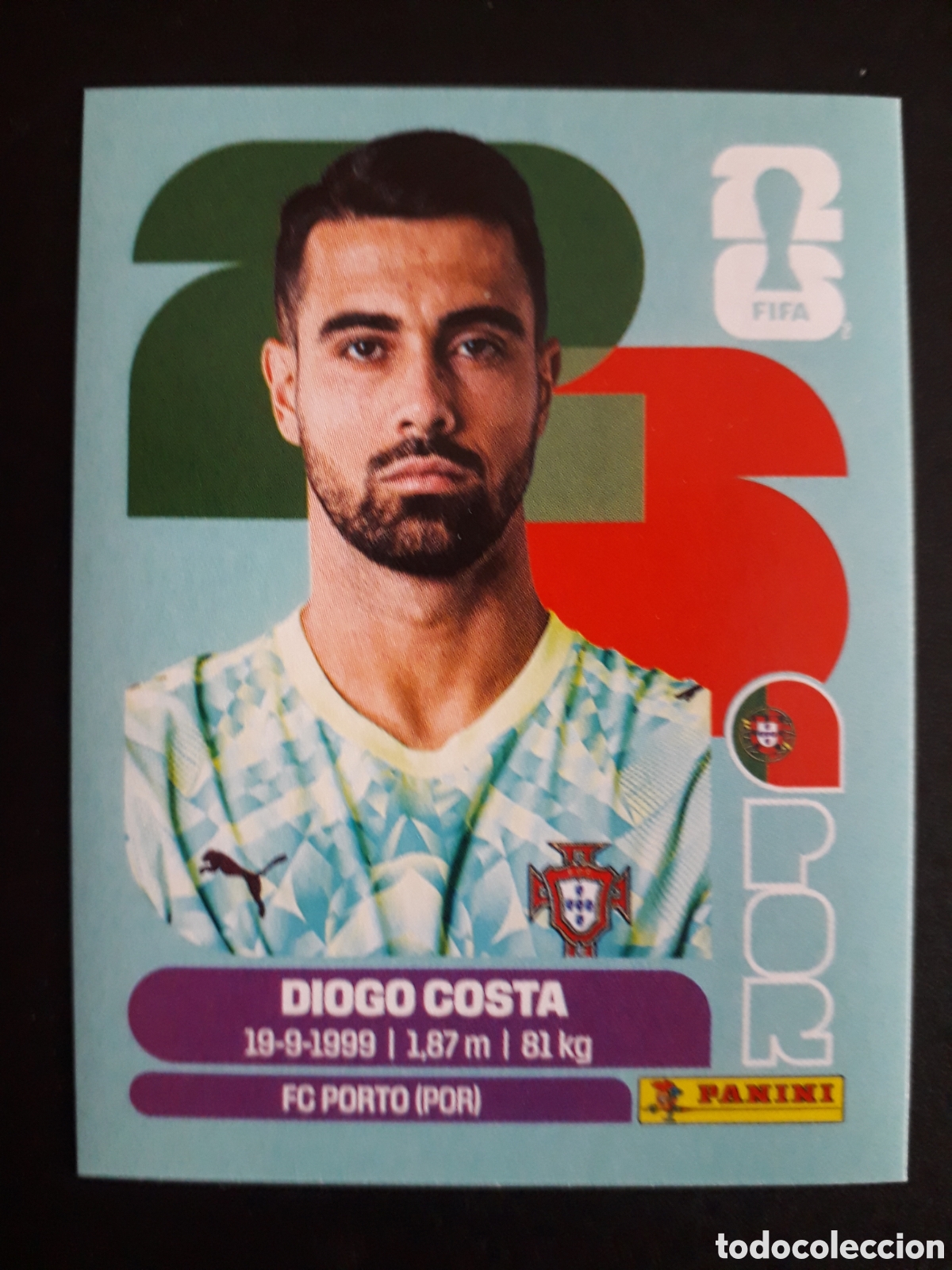 Cromos de f&uacute;tbol: DIOGO COSTA PORTUGAL POR 2 MUNDIAL F&Uacute;TBOL 2026 FIFA WORLD CUP PANINI SIN PEGAR PEDIDO M&Iacute;NIMO 3&euro;