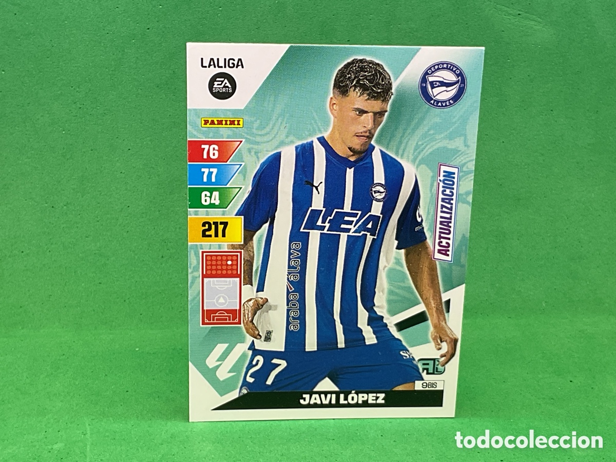 Cromos de f&uacute;tbol: N&ordm; 9 BIS. JAVI LOPEZ . D.ALAVES LA LIGA 2023/2024. ADRENALYN XL TRADING CARD GAME. PANINI.