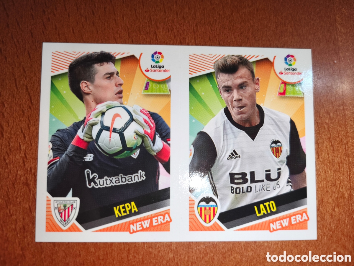 Cromos de f&uacute;tbol: Kepa/Lato NEW ERA n&deg;8 liga este 18/19