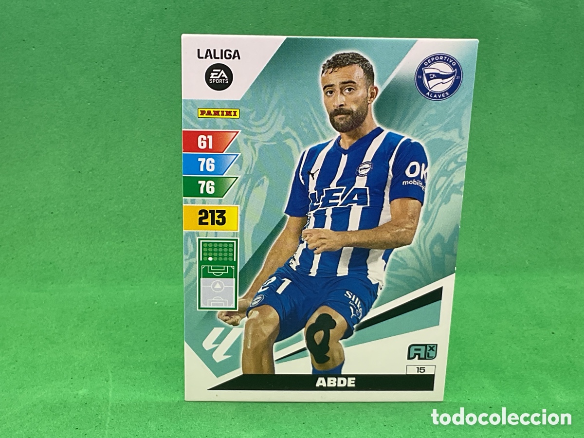 Cromos de f&uacute;tbol: N&ordm; 15. ABDE . D.ALAVES LA LIGA 2023/2024. ADRENALYN XL TRADING CARD GAME. PANINI.