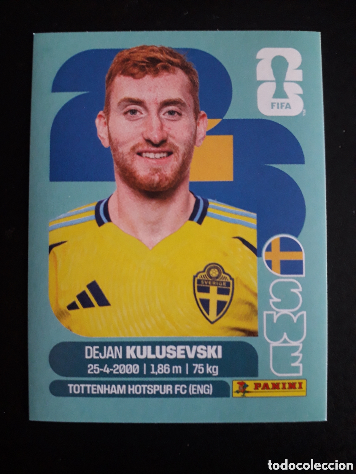 Cromos de f&uacute;tbol: KULUSEVSKI SUECIA SWE 17 MUNDIAL F&Uacute;TBOL 2026 FIFA WORLD CUP PANINI SIN PEGAR PEDIDO M&Iacute;NIMO 3&euro;.