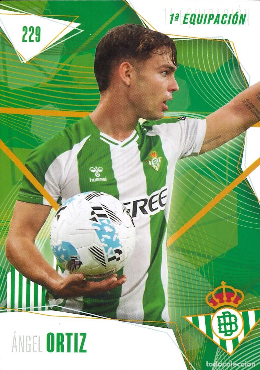 Cromos de f&uacute;tbol: FUTBOL - BETIS CARDS - 2025-2026 - 25-26 - REAL BETIS - 229 - ANGEL ORTIZ - 1&ordf; EQUIPACION