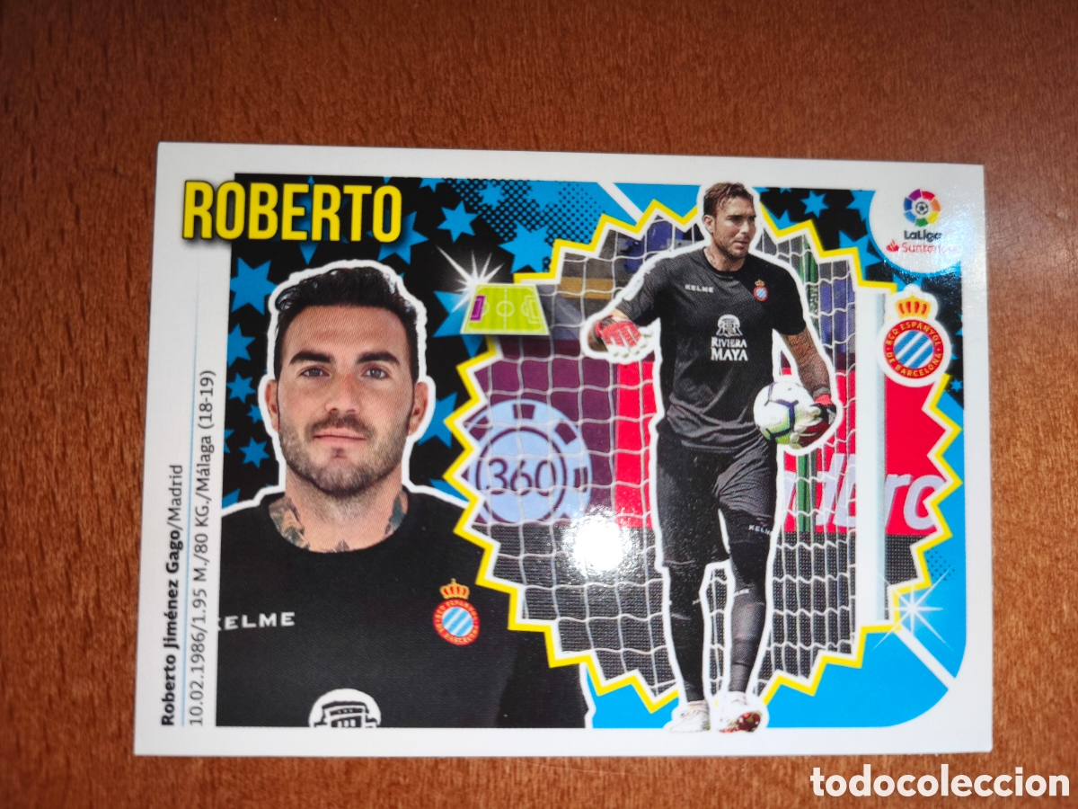 Cromos de f&uacute;tbol: Roberto n&deg;2 liga este 18/19 Espanyol