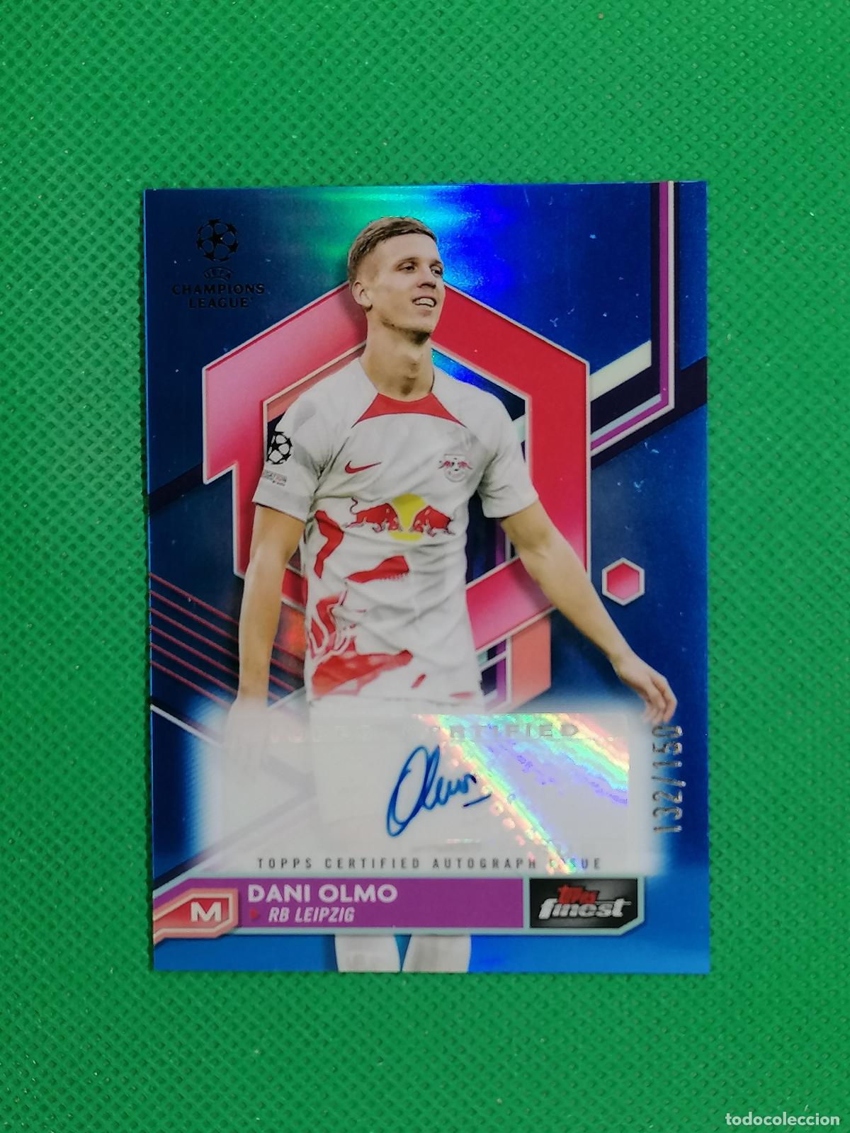 Cromos de f&uacute;tbol: DANI OLMO LEIPZIG AUTOGRAFO AUTO FIRMA /150 ⚽ TOPPS FINEST 22 23 2022 2023 ⚽