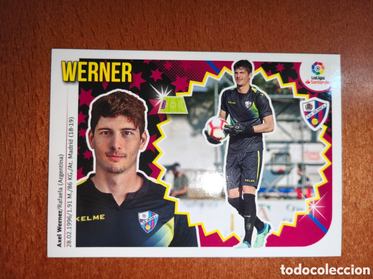 Cromos de f&uacute;tbol: Werner n&deg;1 liga este 18/19 Huesca