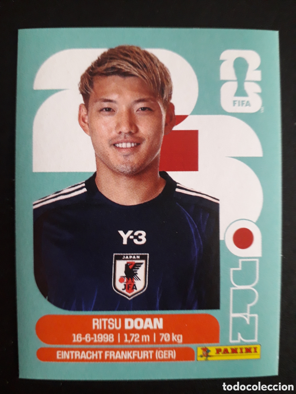 Cromos de Futebol: DOAN JAP&Oacute;N JPN 14 MUNDIAL F&Uacute;TBOL 2026 FIFA WORLD CUP PANINI SIN PEGAR PEDIDO M&Iacute;NIMO 3&euro;