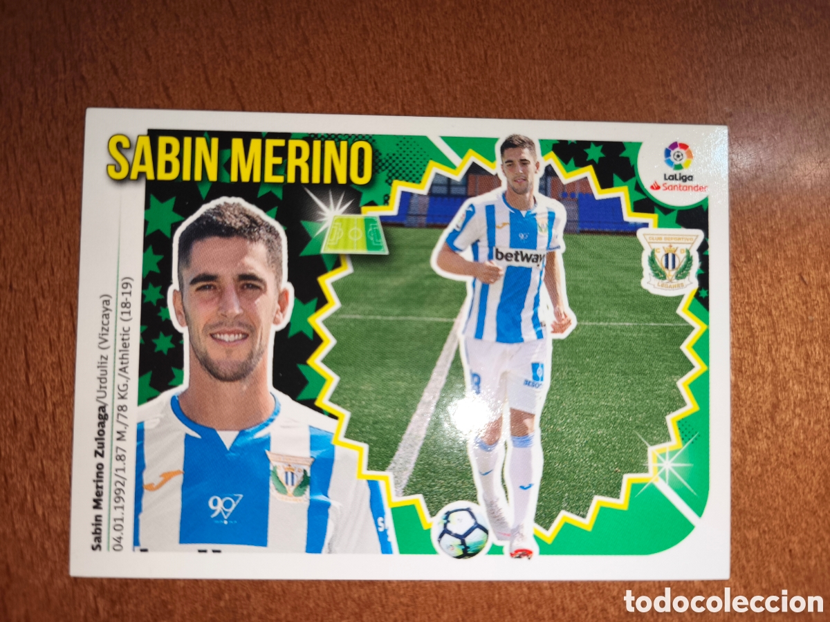 Cromos de Futebol: Sabin Merino coloca n&deg;14 Bis liga este 18/19 Legan&eacute;s