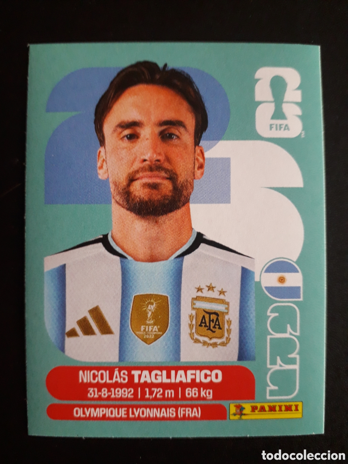 Cromos de Futebol: TAGLIAFICO ARGENTINA ARG 6 MUNDIAL F&Uacute;TBOL 2026 FIFA WORLD CUP PANINI SIN PEGAR PEDIDO M&Iacute;NIMO 3&euro;