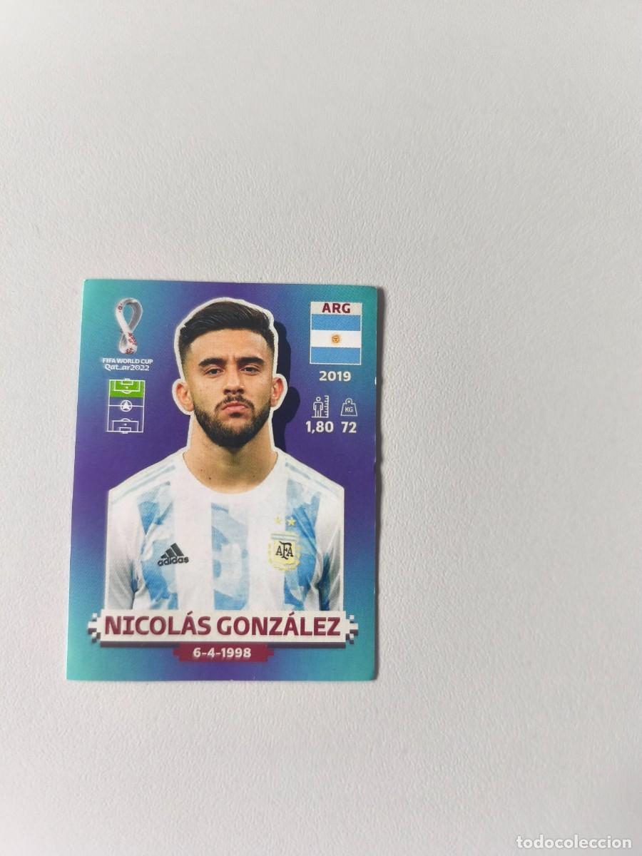 Cromos de Futebol: FIFA WORLD CUP QATAR 2022 NICOLAS GONZALEZ ARG 18 CMR2