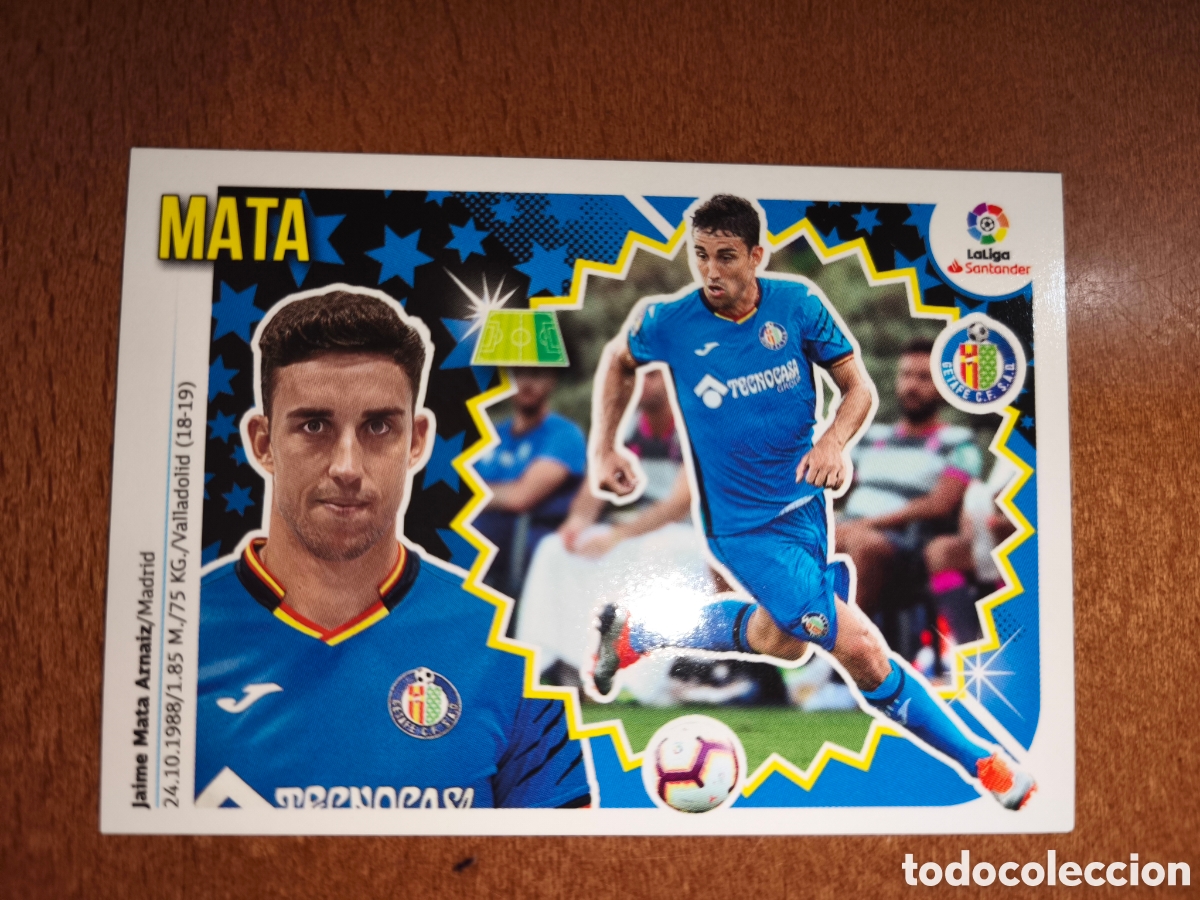 Cromos de f&uacute;tbol: Mata fichaje n&deg;16 liga este 18/19 Getafe