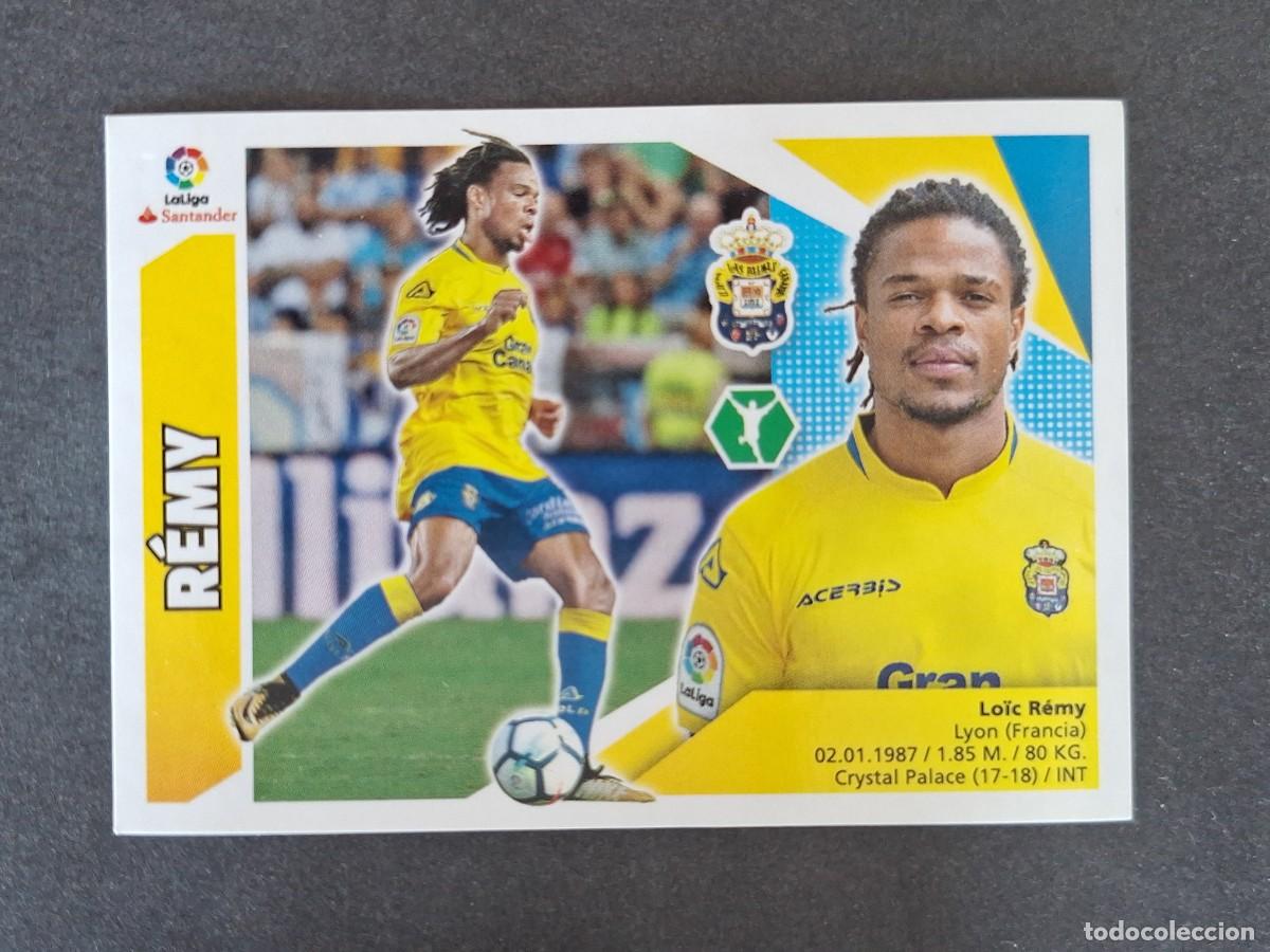 Cromos de f&uacute;tbol: L3 REMY U. D. LAS PALMAS FICHAJE 57 LIGA ESTE 2017 2018 17 18 NUNCA PEGADO SIN PEGAR