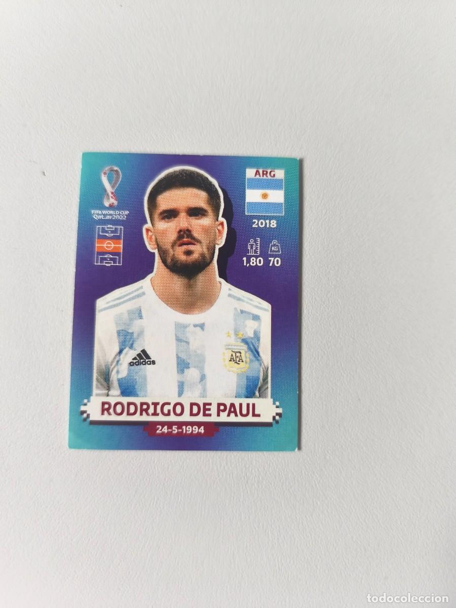 Fu&szlig;ball-Sticker: FIFA WORLD CUP QATAR 2022 RODRIGO DE PAUL ARG 10 CMR2