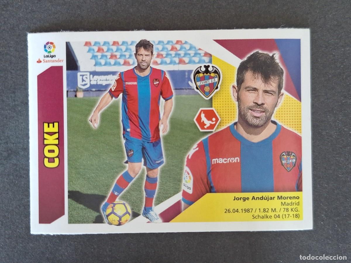 Cromos de f&uacute;tbol: L3 COKE LEVANTE U. D. MERCADO INVIERNO LIGA ESTE 2017 2018 17 18 NUNCA PEGADO SIN PEGAR