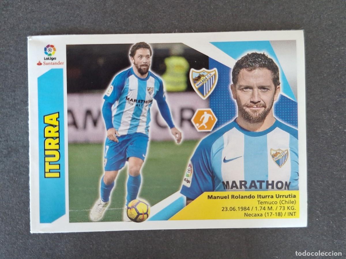 Cromos de f&uacute;tbol: L3 ITURRA MALAGA C. F. MERCADO INVIERNO LIGA ESTE 2017 2018 17 18 NUNCA PEGADO SIN PEGAR