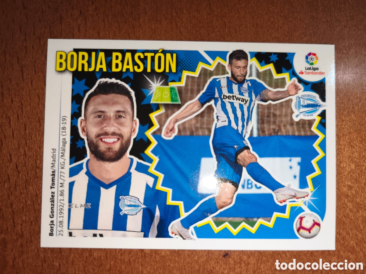 Cromos de Futebol: Borja Bast&oacute;n fichaje n&deg;20 liga este 18/19 Deportivo Alav&eacute;s