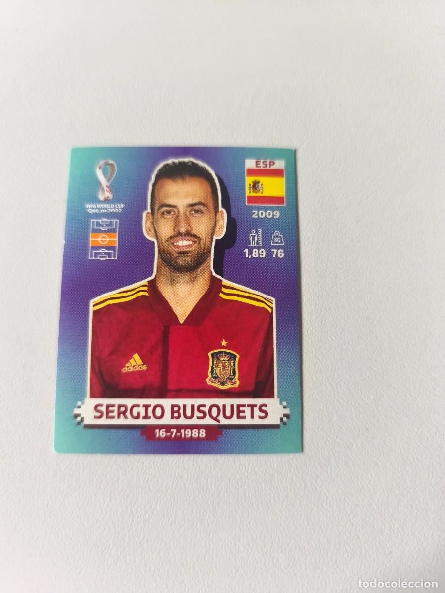 Cromos de Futebol: FIFA WORLD CUP QATAR 2022 SERGIO BUSQUETS 15 CMR2