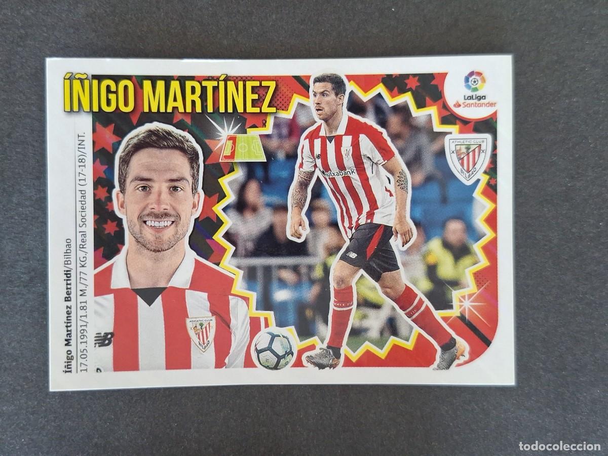 Cromos de f&uacute;tbol: L1 I&Ntilde;IGO MARTINEZ ATHLETIC CLUB DE BILBAO LIGA ESTE 2018 2019 18 19 NUNCA PEGADO SIN PEGAR