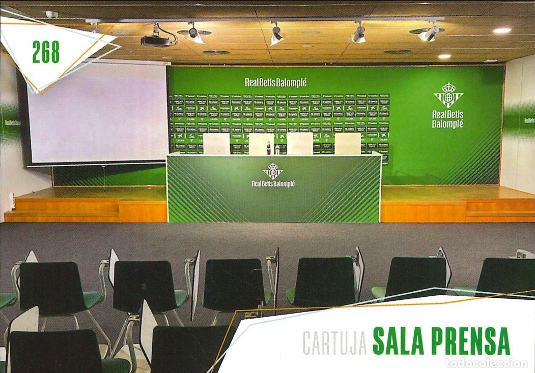 Cromos de f&uacute;tbol: FUTBOL - BETIS CARDS - 2025-2026 - 25-26 - REAL BETIS - 268 - CARTUJA - SALA DE PRENSA
