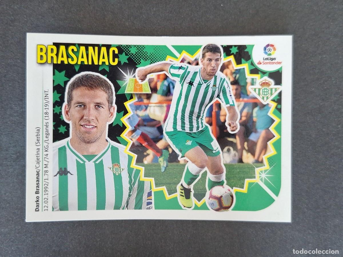 Cromos de f&uacute;tbol: L1 BRASANAC REAL BETIS BALOMPIE LIGA ESTE 2018 2019 18 19 NUNCA PEGADO SIN PEGAR