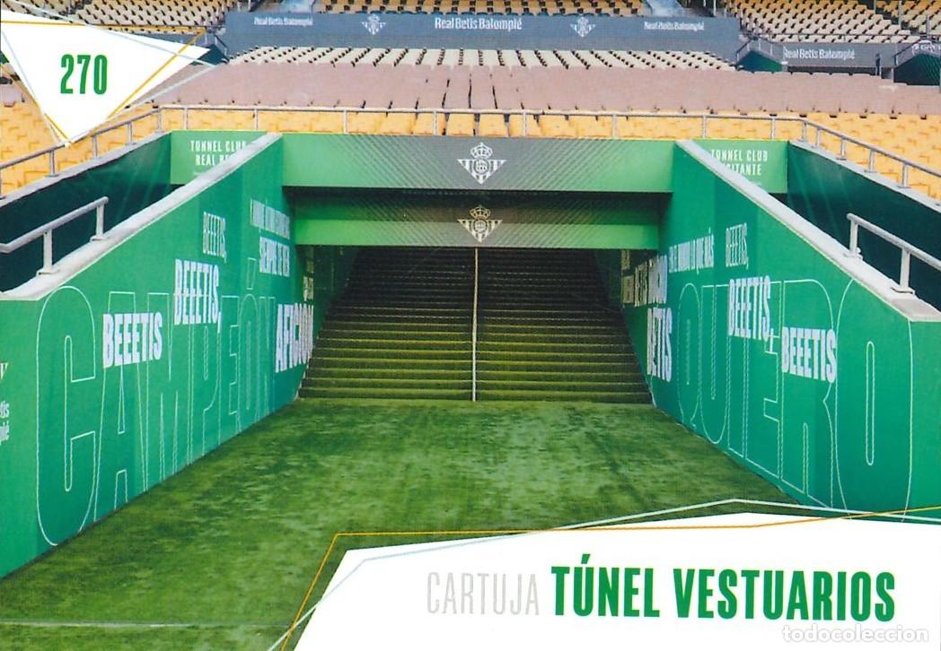 Cromos de f&uacute;tbol: FUTBOL - BETIS CARDS - 2025-2026 - 25-26 - REAL BETIS - 270 - CARTUJA - TUNEL VESTUARIOS