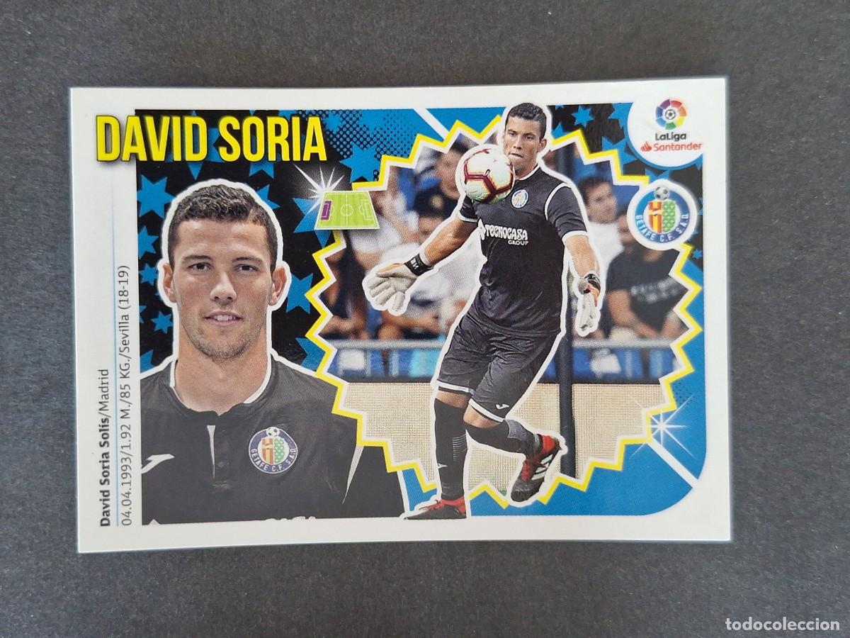 Cromos de Futebol: L1 DAVID SORIA GETAFE C. F. LIGA ESTE 2018 2019 18 19 NUNCA PEGADO SIN PEGAR