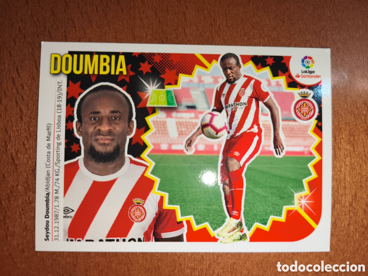 Cromos de f&uacute;tbol: Doumbia fichaje n&deg;52 liga este 18/19 Girona