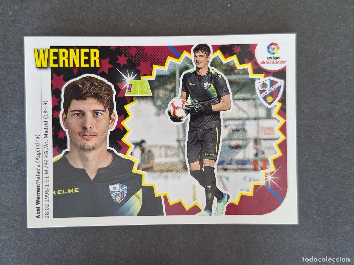 Cromos de f&uacute;tbol: L1 WERNER S. D. HUESCA LIGA ESTE 2018 2019 18 19 NUNCA PEGADO SIN PEGAR