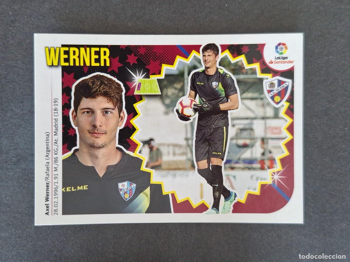 Cromos de f&uacute;tbol: L1 WERNER S. D. HUESCA LIGA ESTE 2018 2019 18 19 NUNCA PEGADO SIN PEGAR