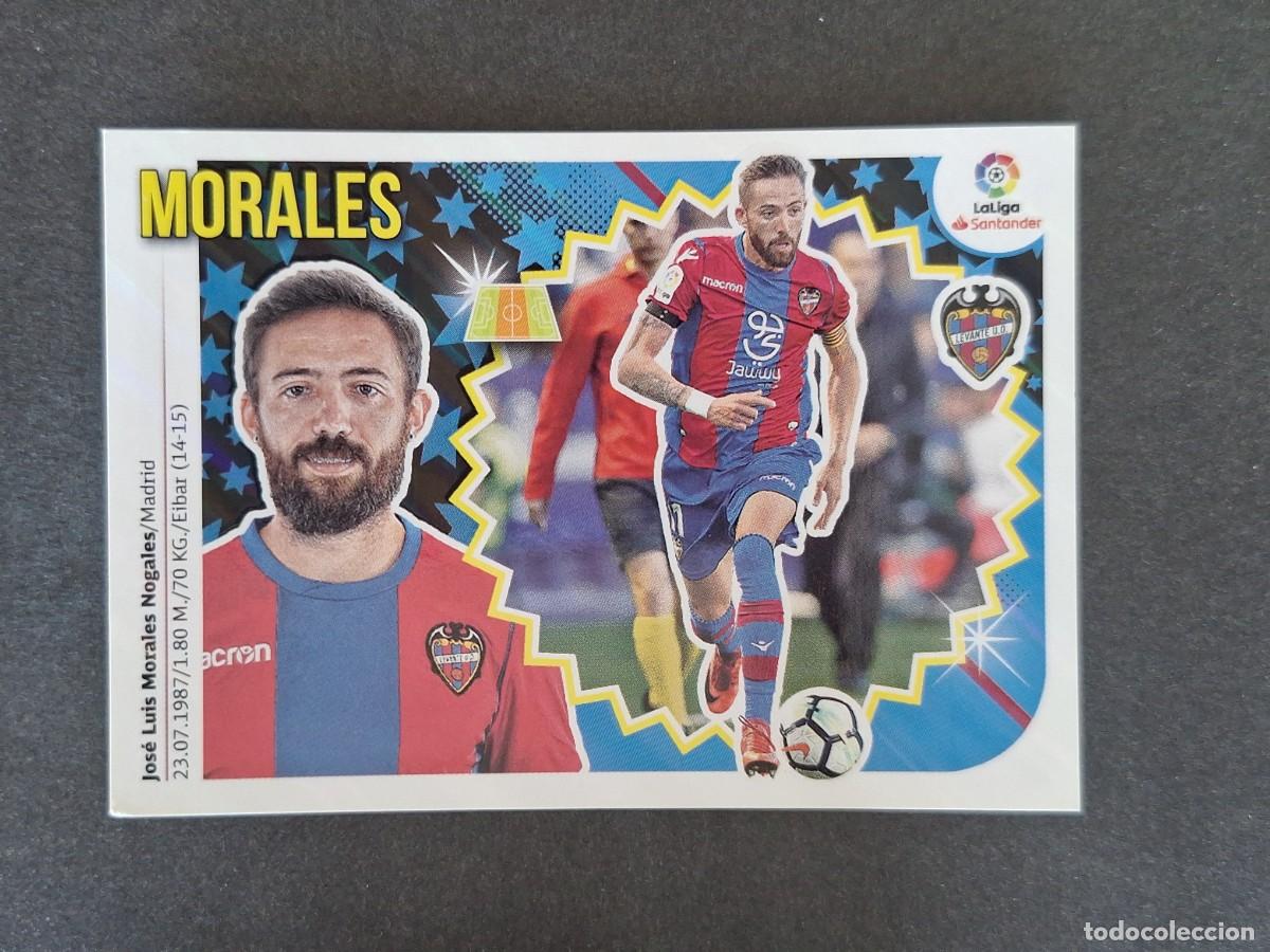 Cromos de f&uacute;tbol: L1 MORALES LEVANTE U. D. LIGA ESTE 2018 2019 18 19 NUNCA PEGADO SIN PEGAR