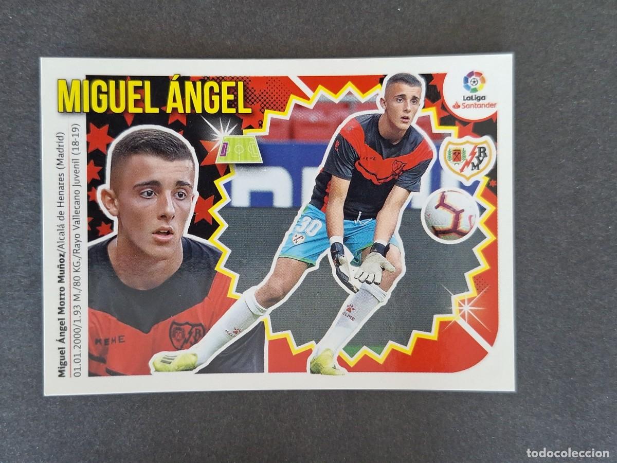 Cromos de f&uacute;tbol: L1 MIGUEL ANGEL RAYO VALLECANO LIGA ESTE 2018 2019 18 19 NUNCA PEGADO SIN PEGAR