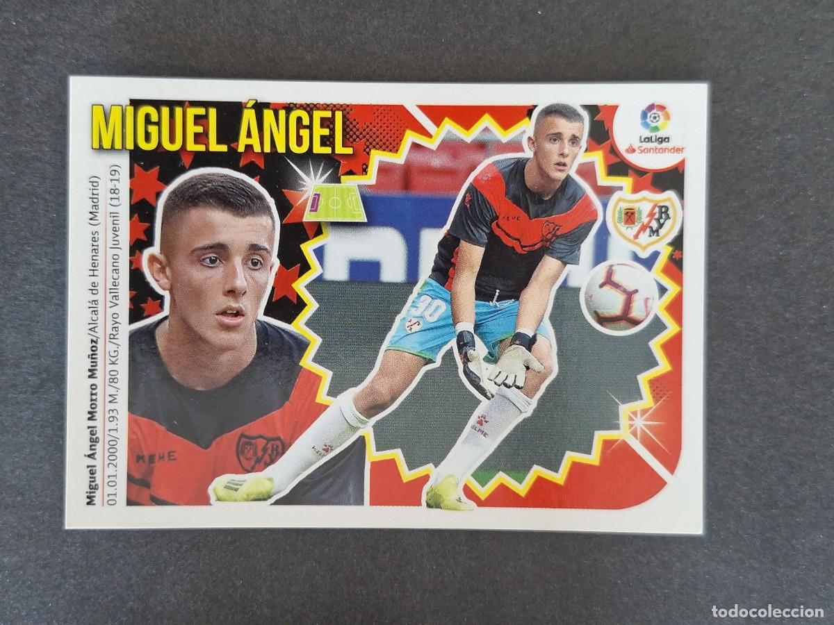 Cromos de f&uacute;tbol: L1 MIGUEL ANGEL RAYO VALLECANO LIGA ESTE 2018 2019 18 19 NUNCA PEGADO SIN PEGAR